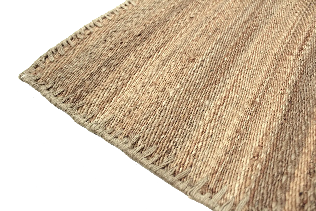 Merida Jute-Teppich - Beige, Flachgewebe