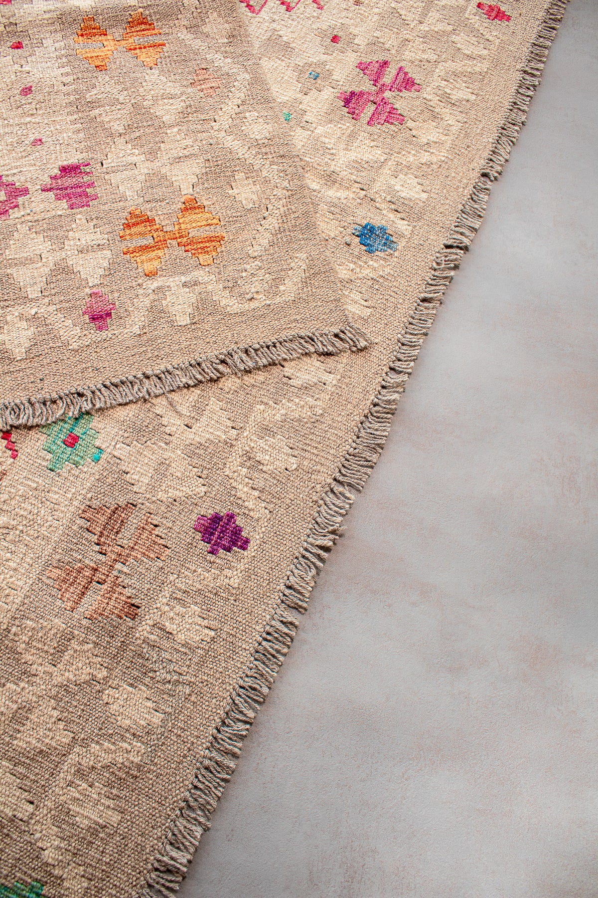 Teppich Kelim Mai Mai - 100 % Wolle - 173x236cm