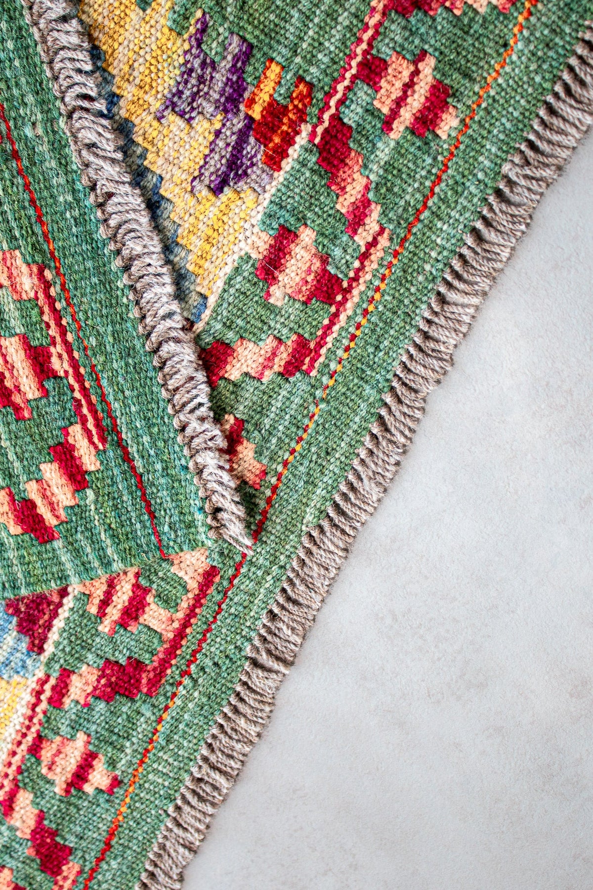 Alfombra Kilim Mai Mai 100% Lana - 60x90cm