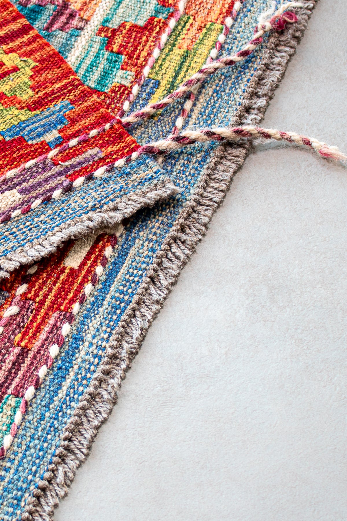 Alfombra Kilim Mai Mai 100% Lana - 60x90cm