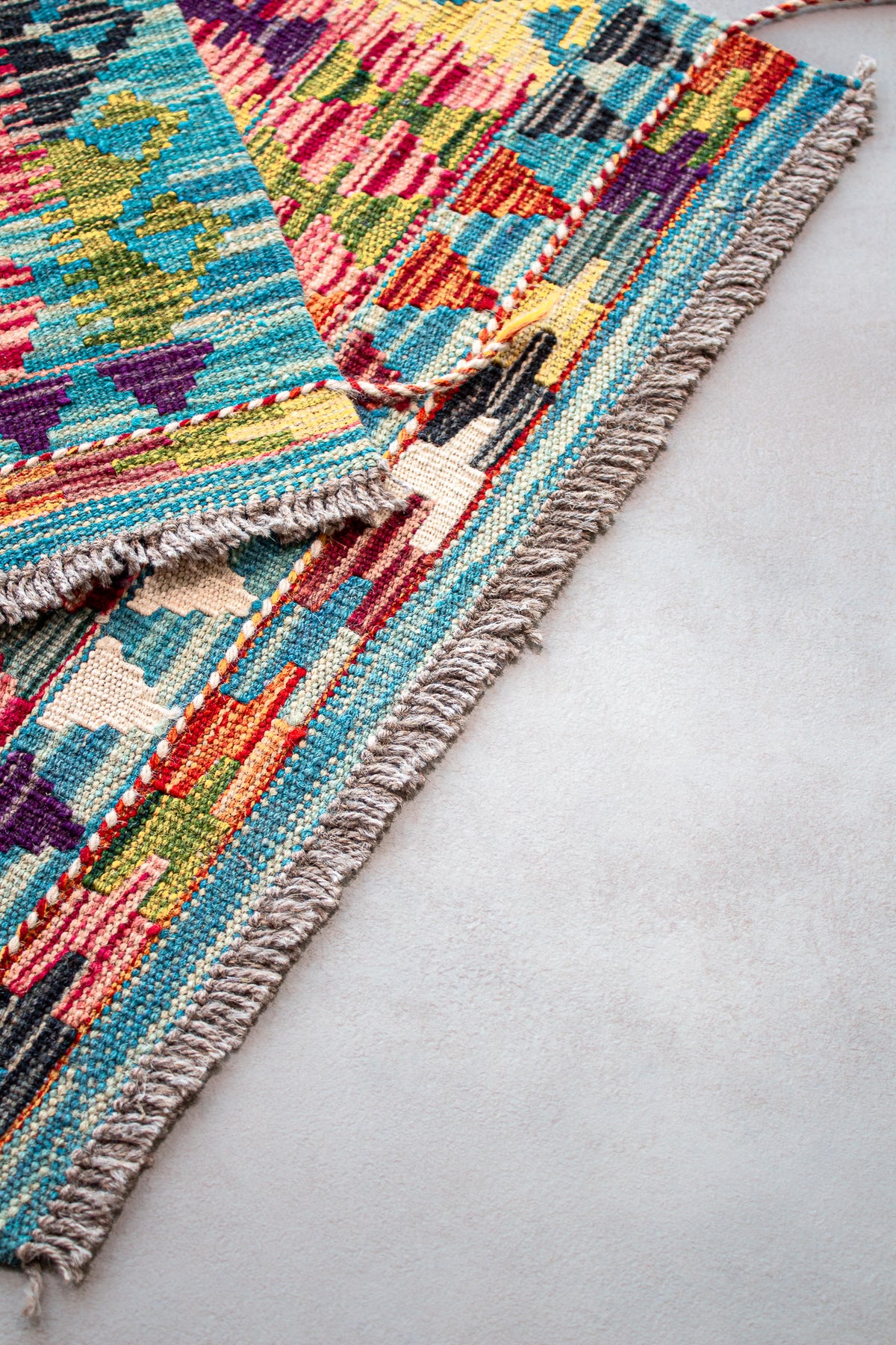 Alfombra Kilim Mai Mai 100% Lana - 60x90cm
