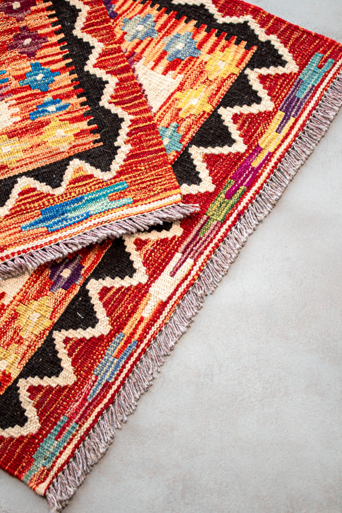 Alfombra Kilim Mai Mai 100% Lana - 60x90cm