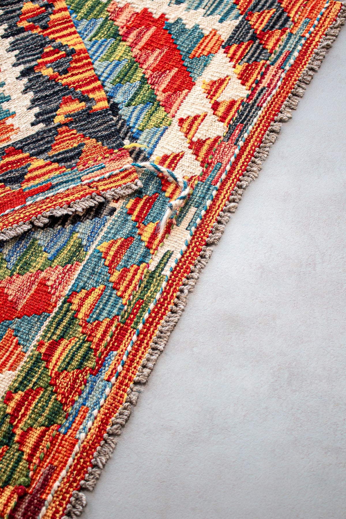 Alfombra Kilim Mai Mai 100% Lana - 60x90cm