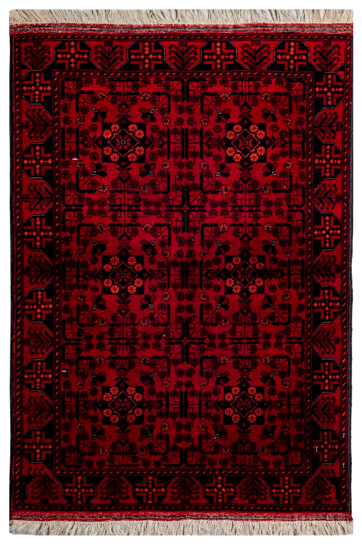 Teppich Wollte Handgeknüpfter Roter – 77x117cm