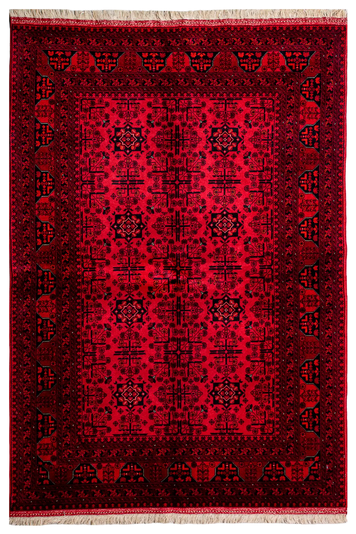 Teppich Wollte Handgeknüpfter Roter – 128x191cm