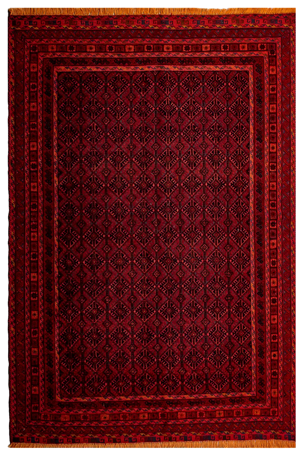 Teppich Wollte Handgeknüpfter Roter – 157x188cm