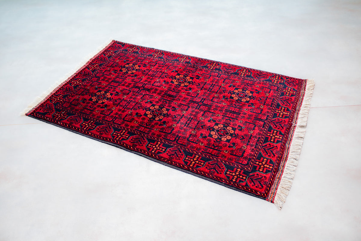 Teppich Wollte Handgeknüpfter Roter – 77x117cm