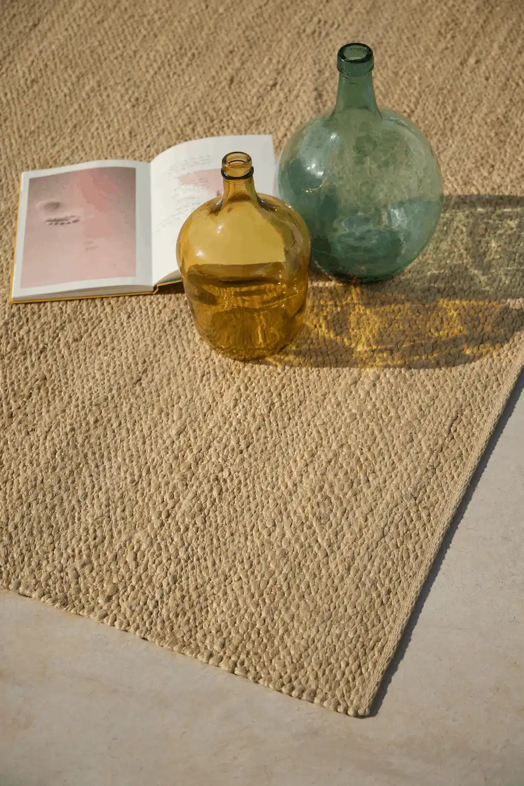 Teppich Jute Merida Beige - Flachgewebe