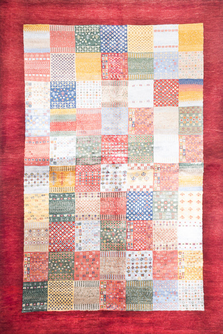 Alfombra Gabbeh Loribaft - de salón red 173 x 242