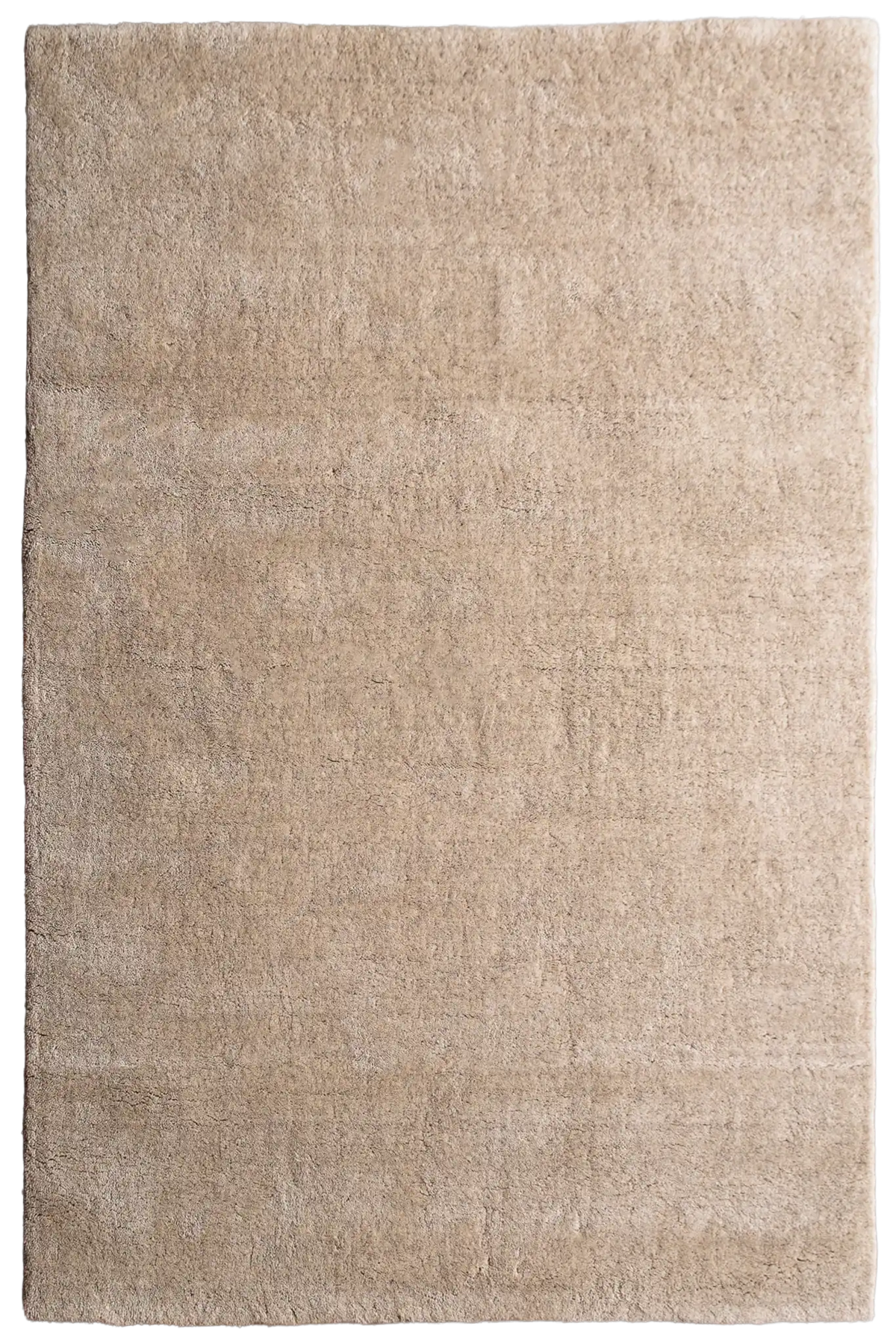 Teppich Perla Beige – 100 % Wolle für das Wohnzimmer