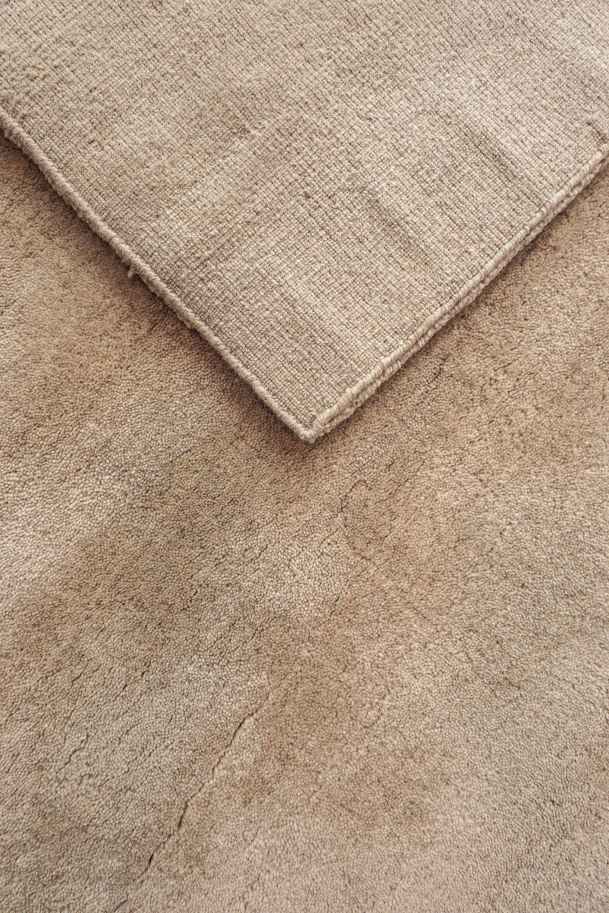 Teppich Perla Sand – 100 % Wolle für das Wohnzimmer