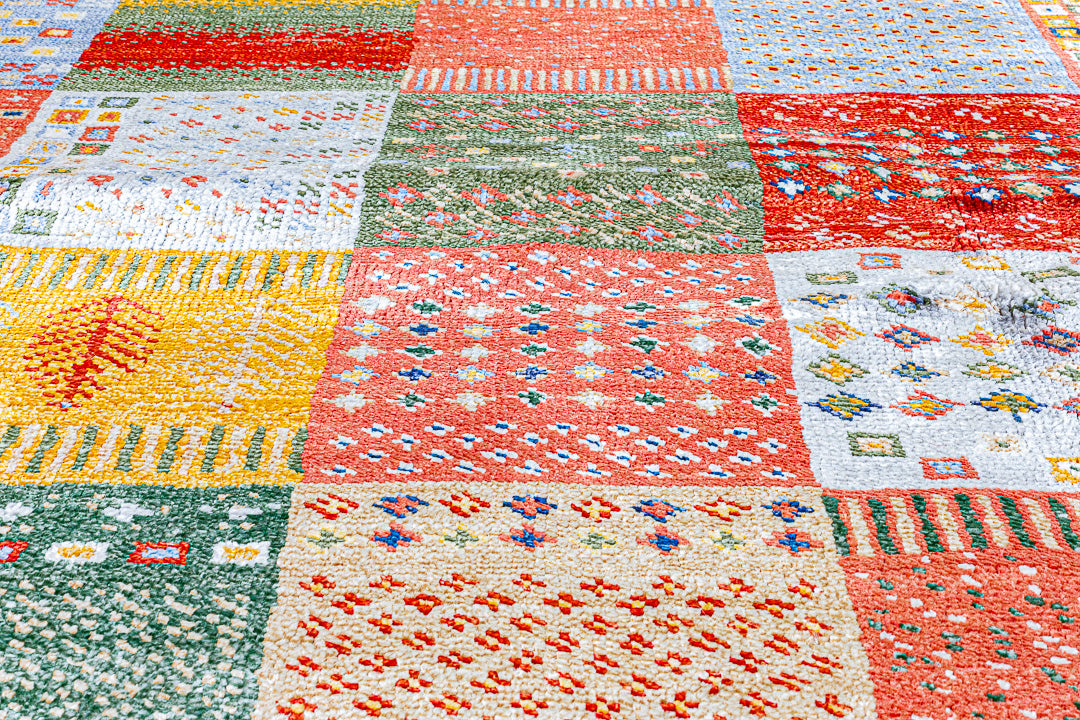 Alfombra Gabbeh Loribaft - de salón red 173 x 242