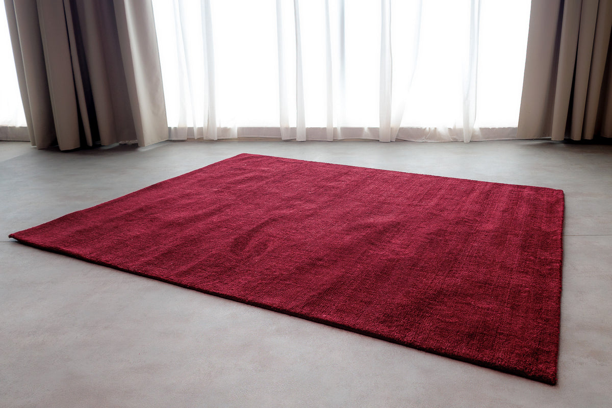 Teppich Togo Red – Weicher Polyester-Teppich für das Wohnzimmer