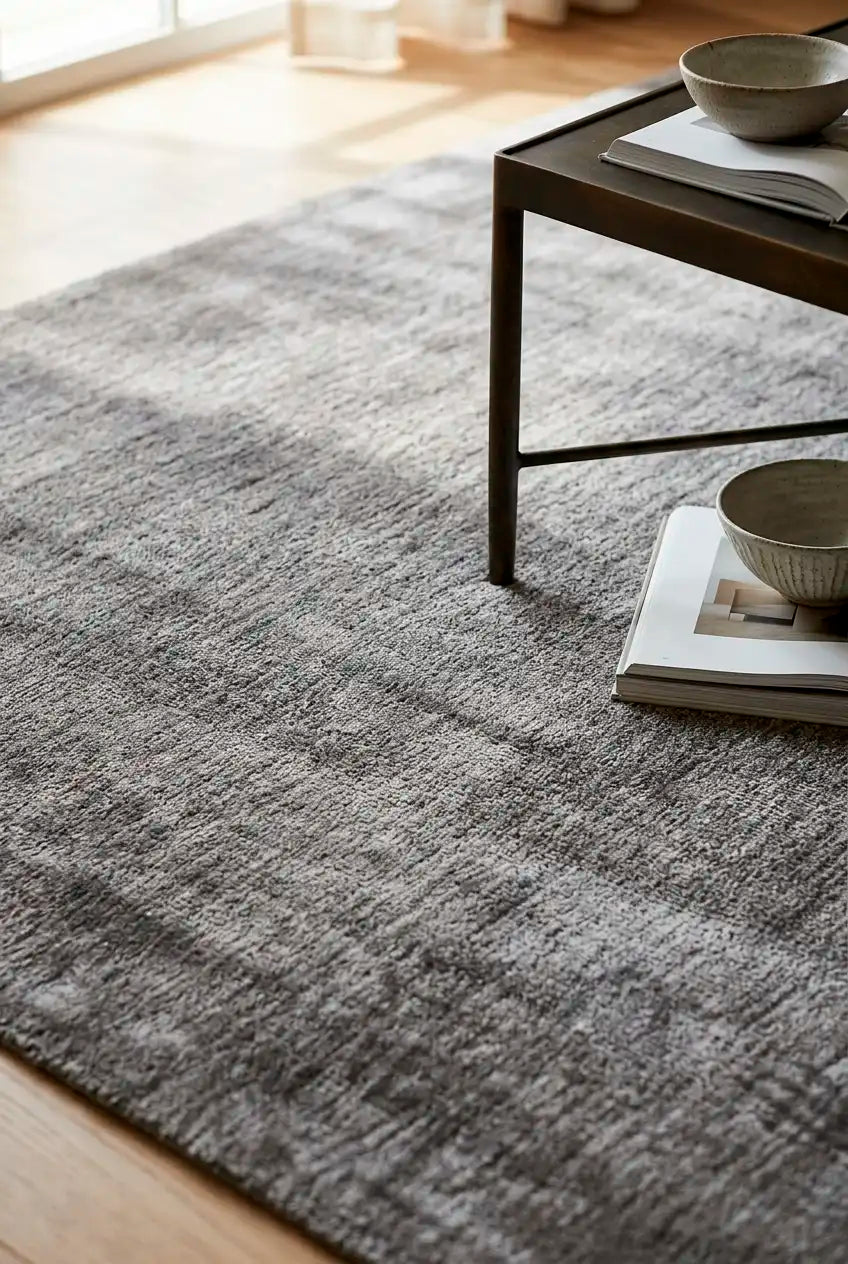 Teppich Togo Grey – Weicher Polyester-Teppich für das Wohnzimmer