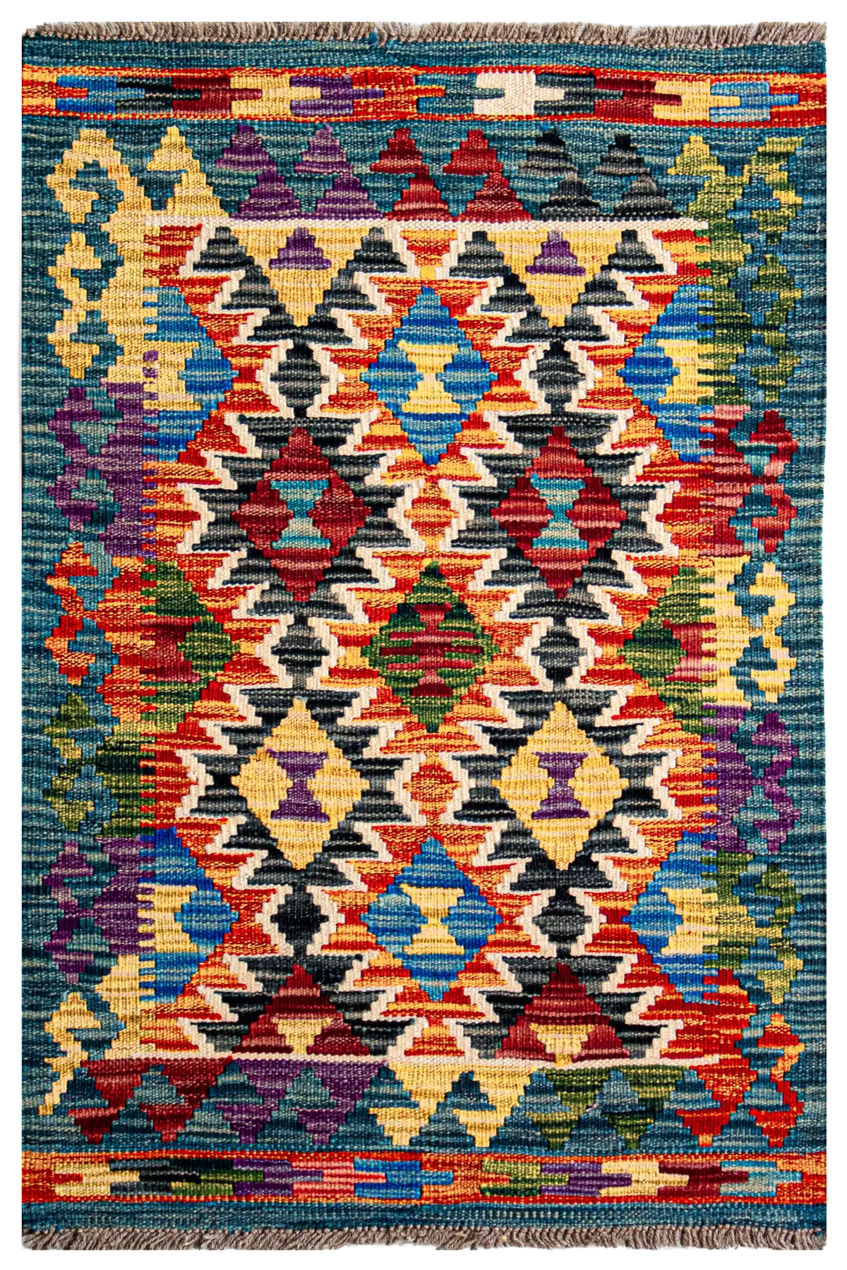 Alfombra Kilim Mai Mai 100% Lana - 60x90cm