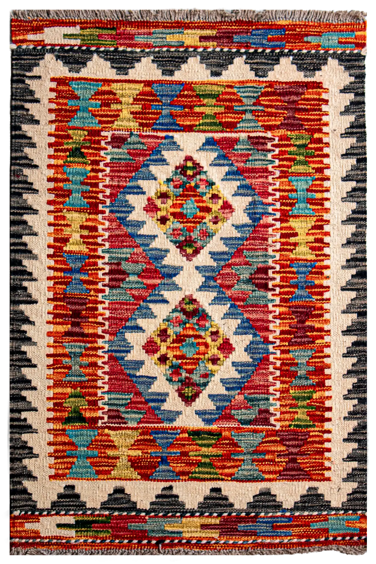 Alfombra Kilim Mai Mai 100% Lana - 60x90cm