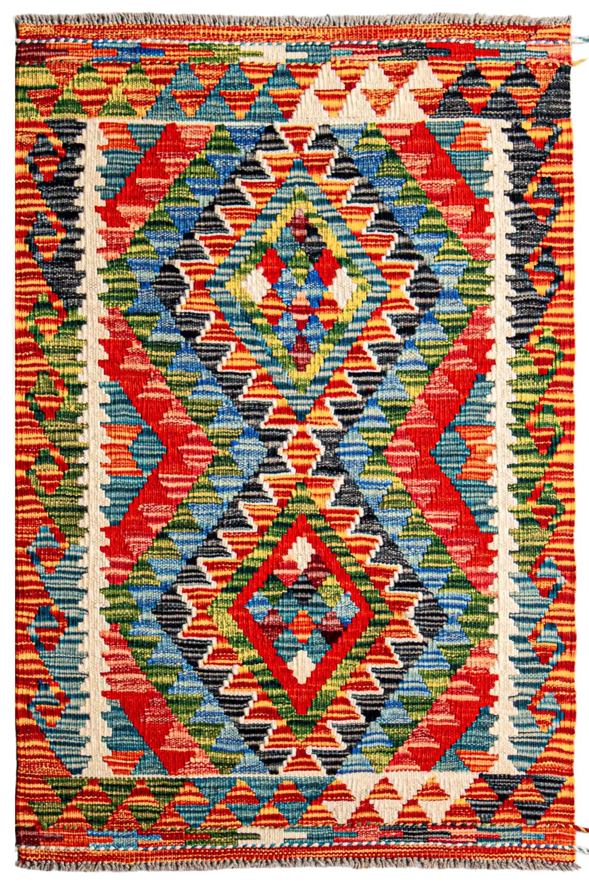 Alfombra Kilim Mai Mai 100% Lana - 60x90cm