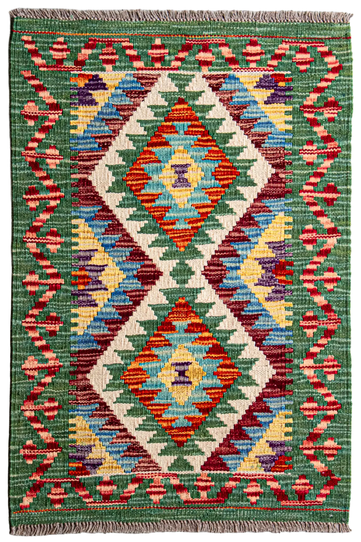 Alfombra Kilim Mai Mai 100% Lana - 60x90cm