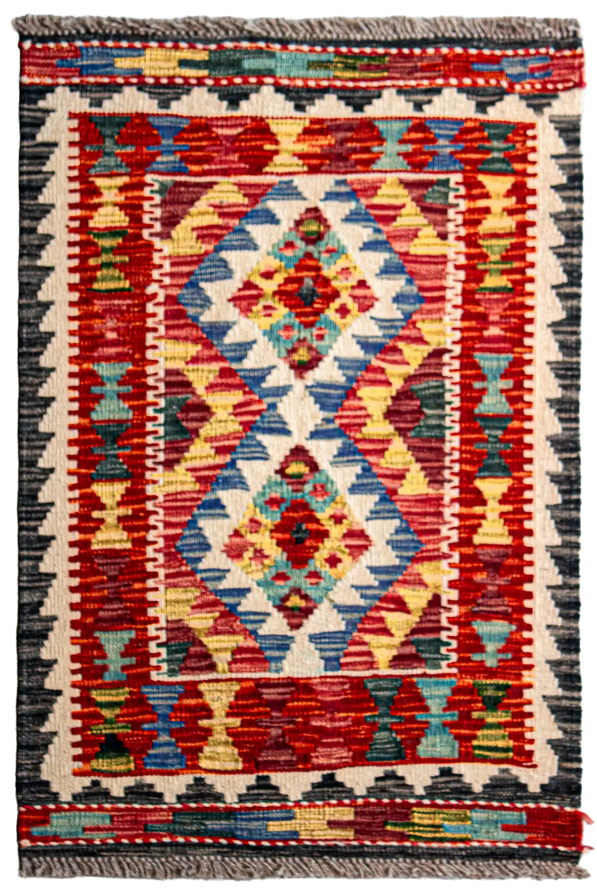 Alfombra Kilim Mai Mai 100% Lana - 60x90cm