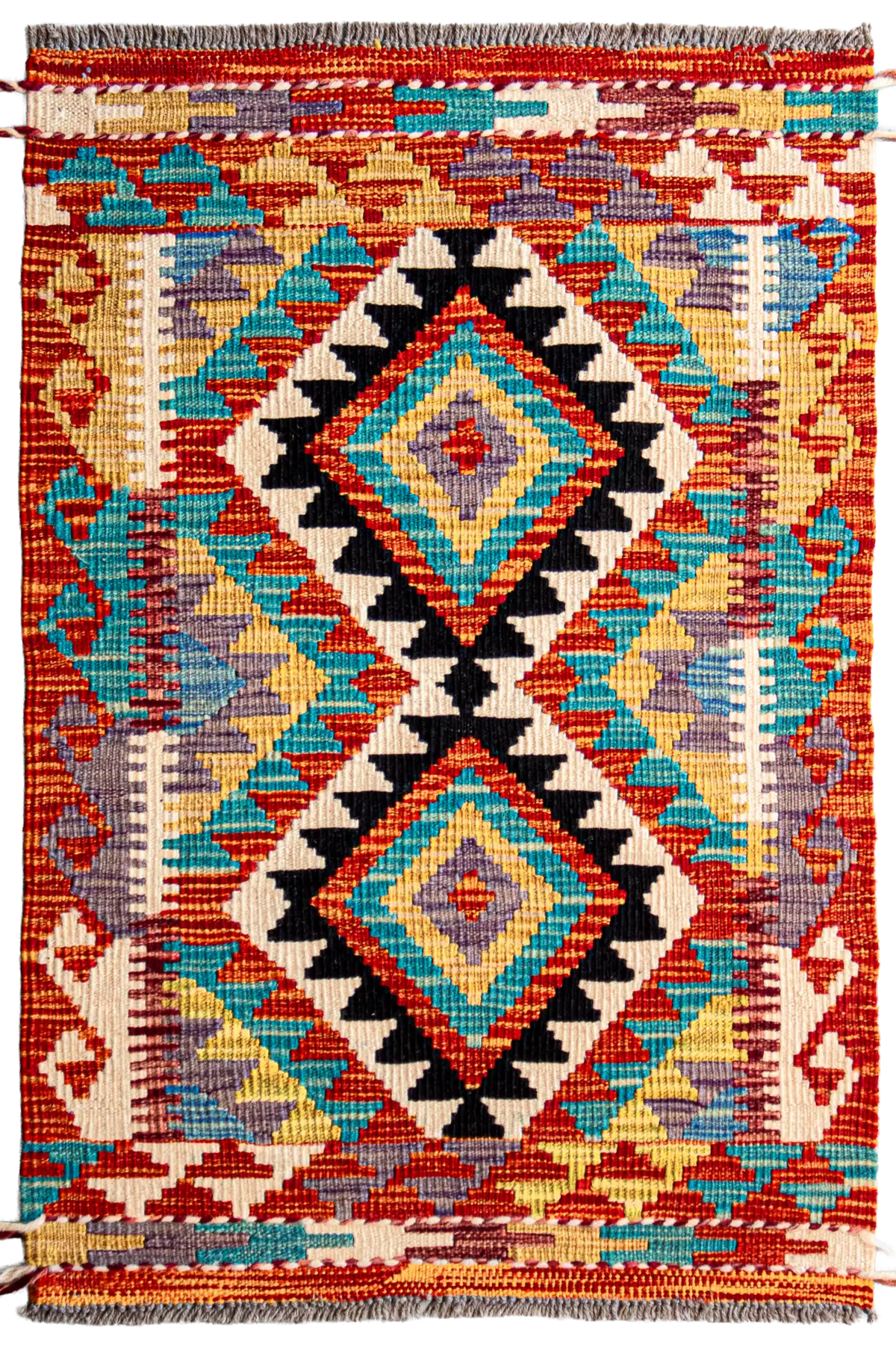 Alfombra Kilim Mai Mai 100% Lana - 60x90cm