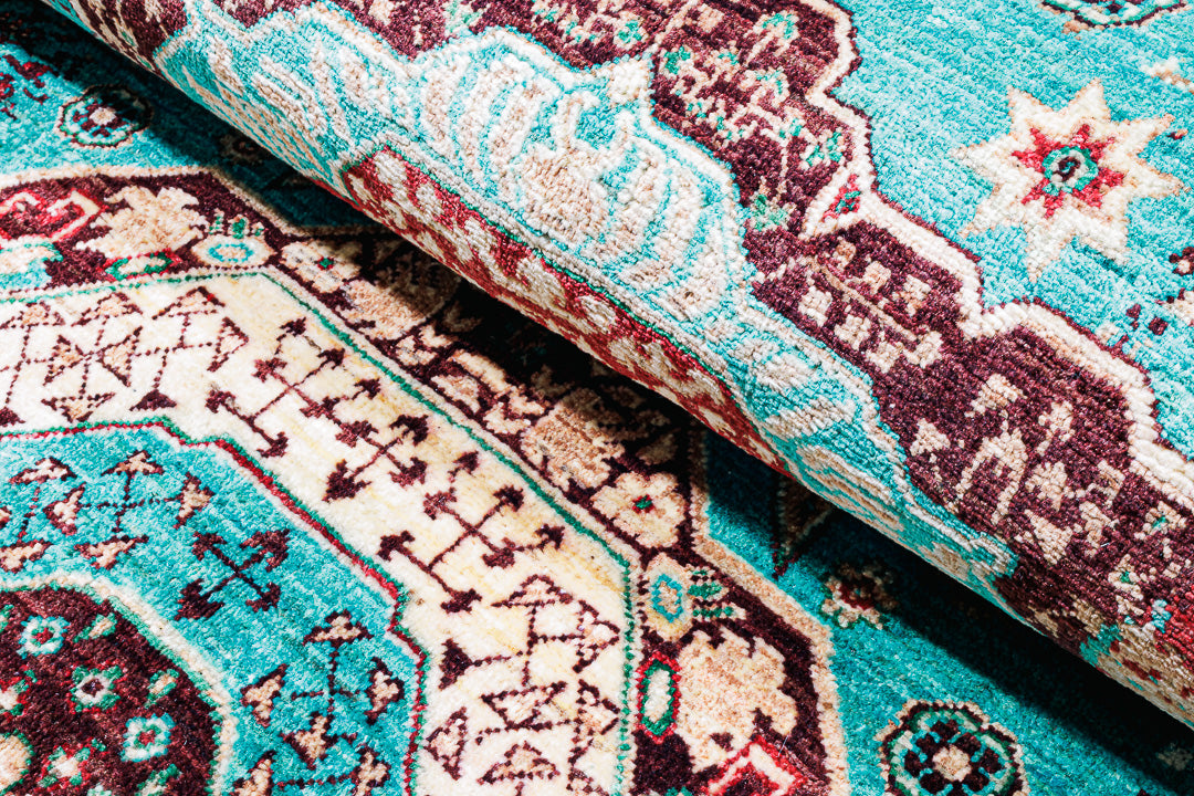 Alfombra Mamluk - para Salón Artesanal Multicolor 170 x 252 cm