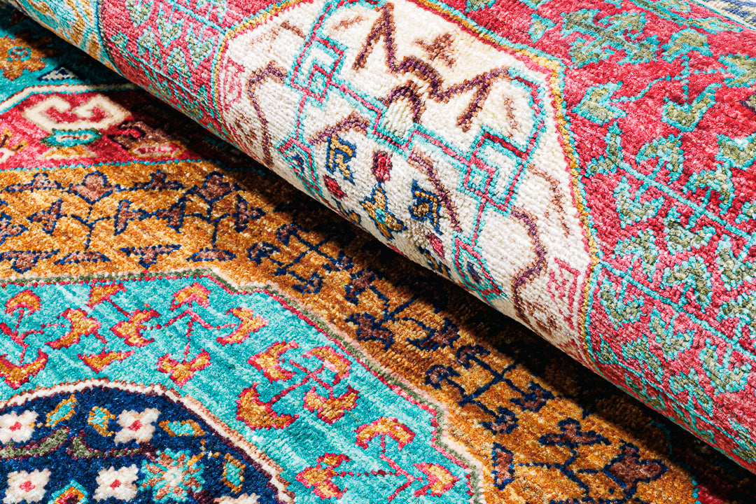 Alfombra Mamluk - para Salón Artesanal Multicolor 175 x 240cm