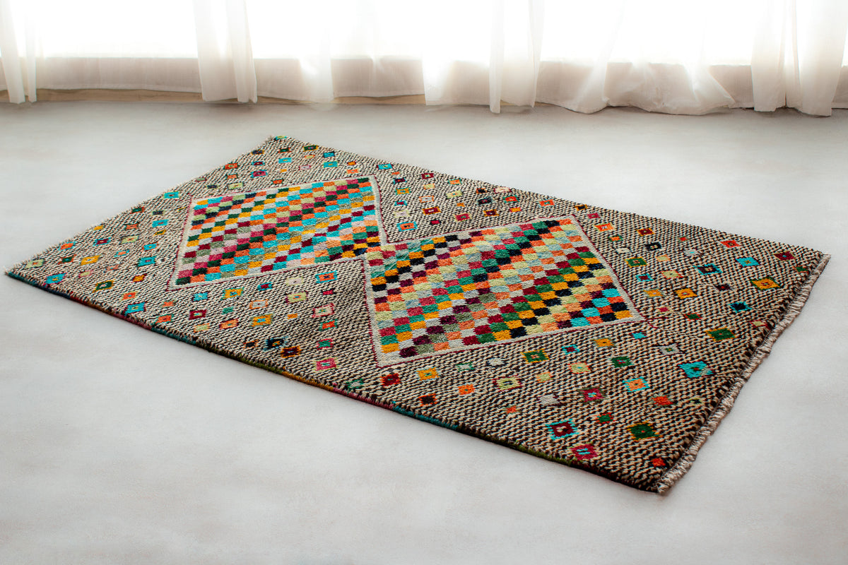 Teppich Marhba Marrakech - 100% Wolle -  96x155cm