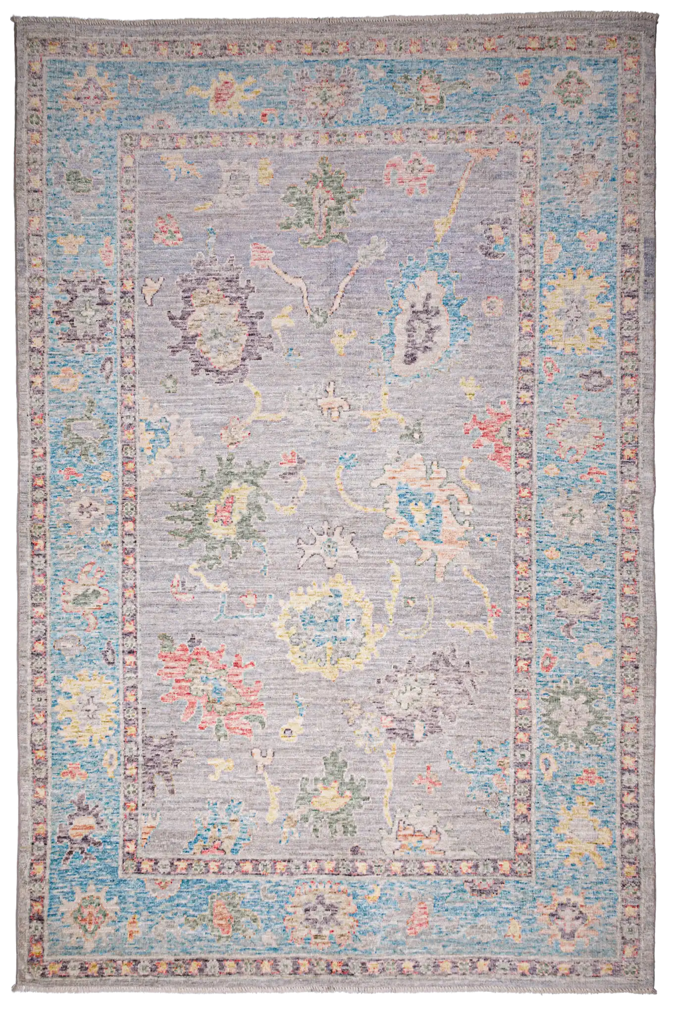 Alfombra Oushak - Beige en Lana 180 x 273 cm