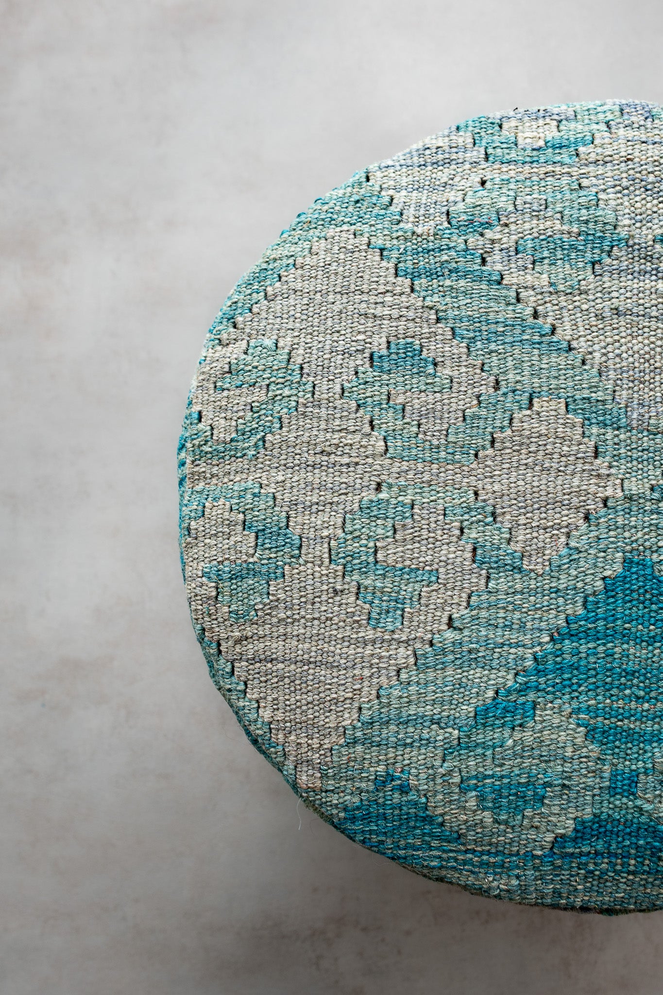Pouf Rund Kilim Mai Mai - masse 37x42cm