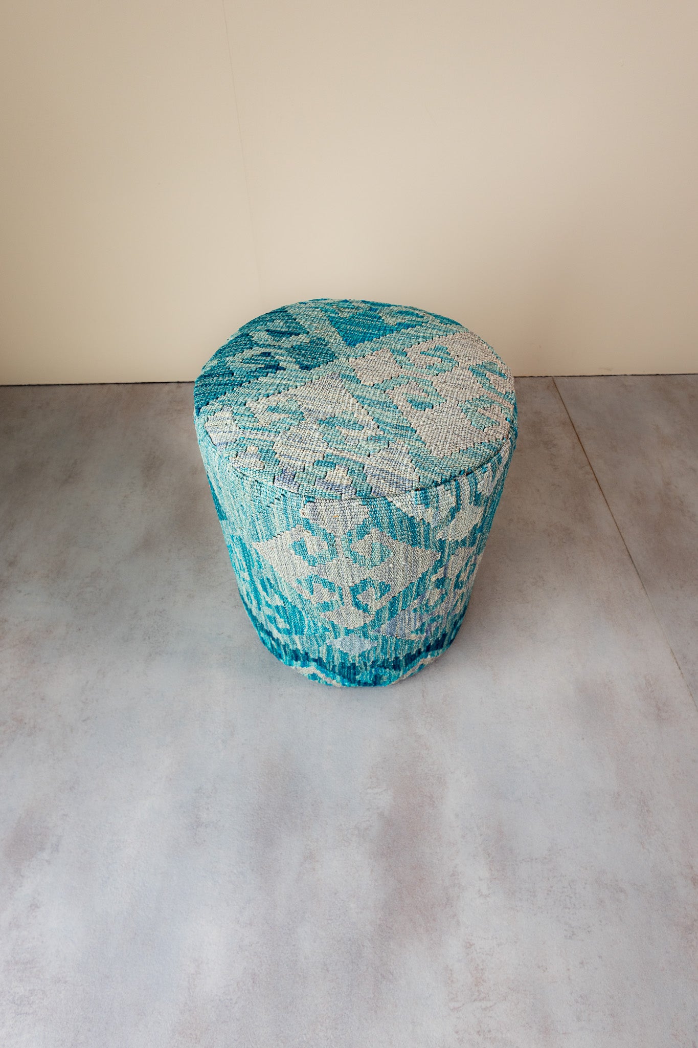 Pouf Rund Kilim Mai Mai - masse 37x42cm