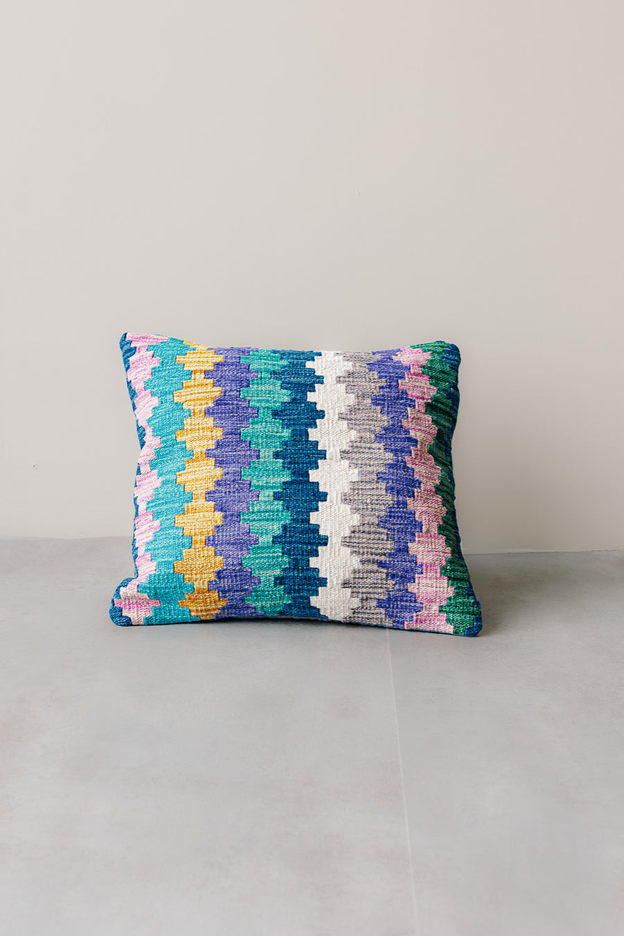 Cojín Kilim Mai Mai - Lana Multicolor 45x45cm