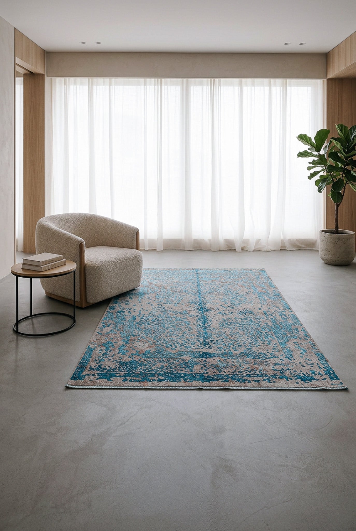 Teppich Lux Türkisch Grau –  Wohnzimmerteppich 