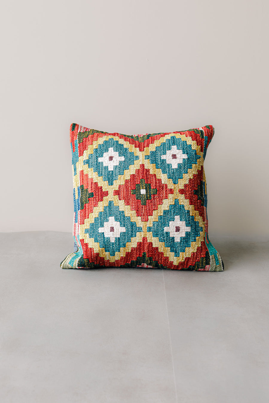 Cojín Kilim Mai Mai - Lana Multicolor 45x45cm