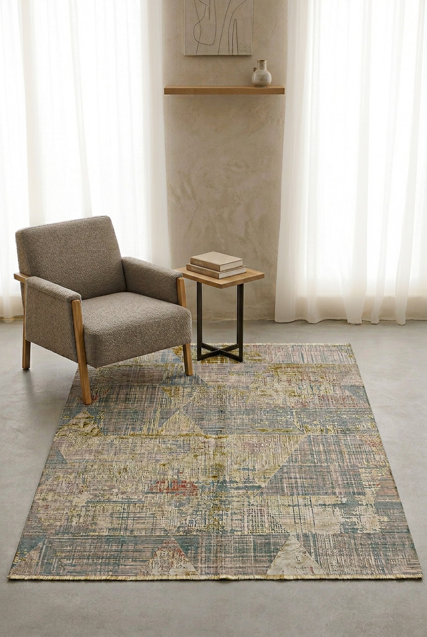 Teppich Lux Türkisch Golden Desing  –  Wohnzimmerteppich 