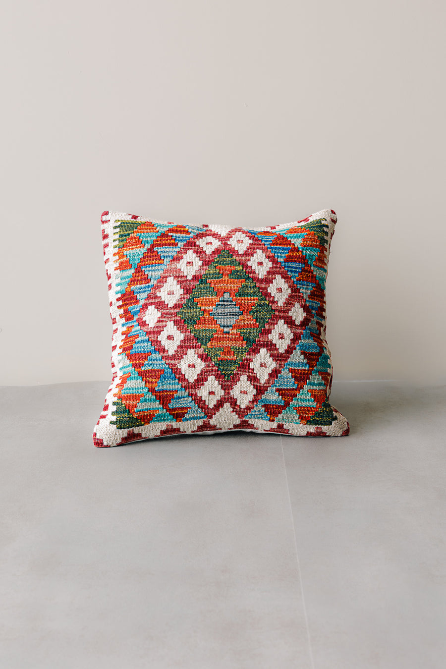 Cojín Kilim Mai Mai - Lana Multicolor 45x45cm