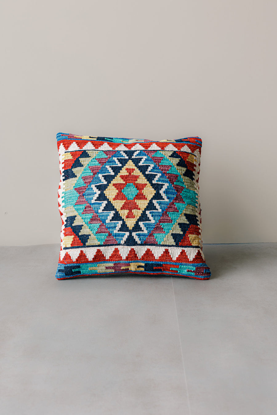 Cojín Kilim Mai Mai - Lana Multicolor 45x45cm