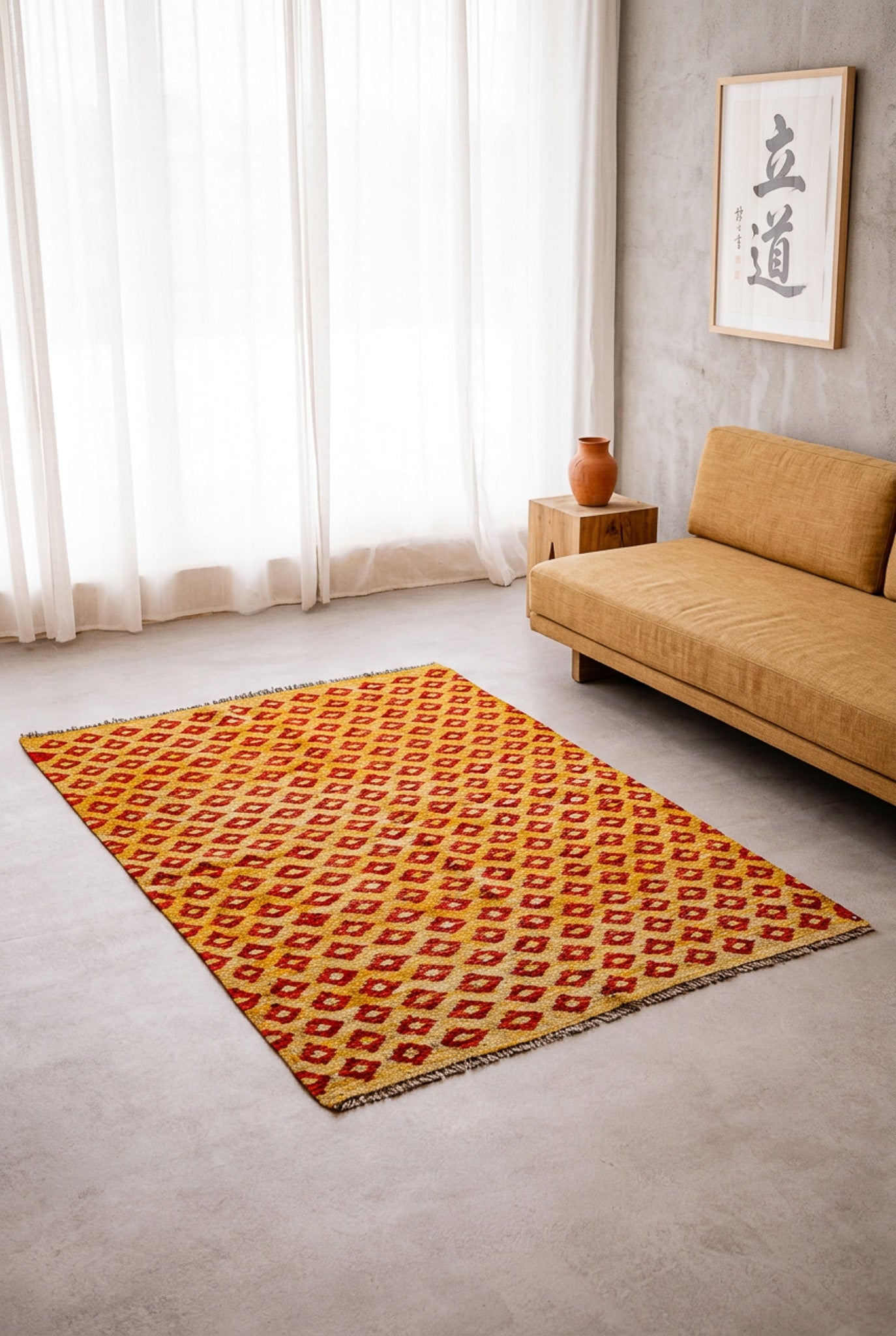 Alfombra Kilim Mai Mai 100% Lana -  105x157cm