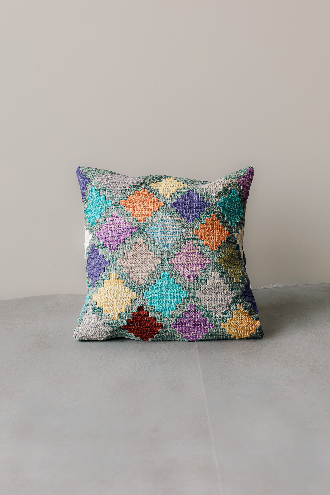 Kilim Mai Mai Cushion - Multicolor 100%Wool 45x45cm