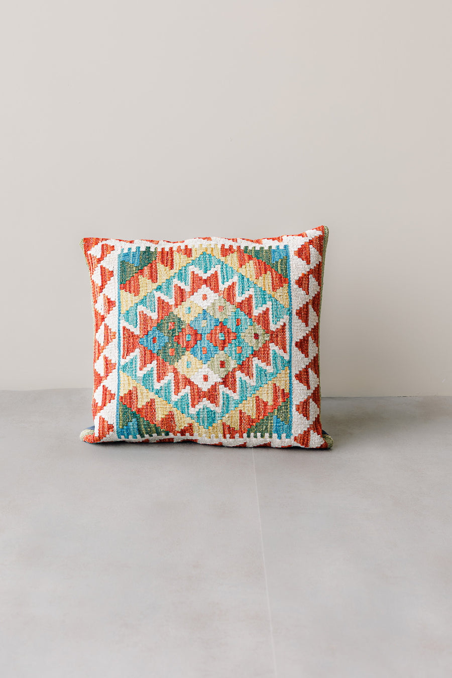 Cojín Kilim Mai Mai - Lana Multicolor 45x45cm