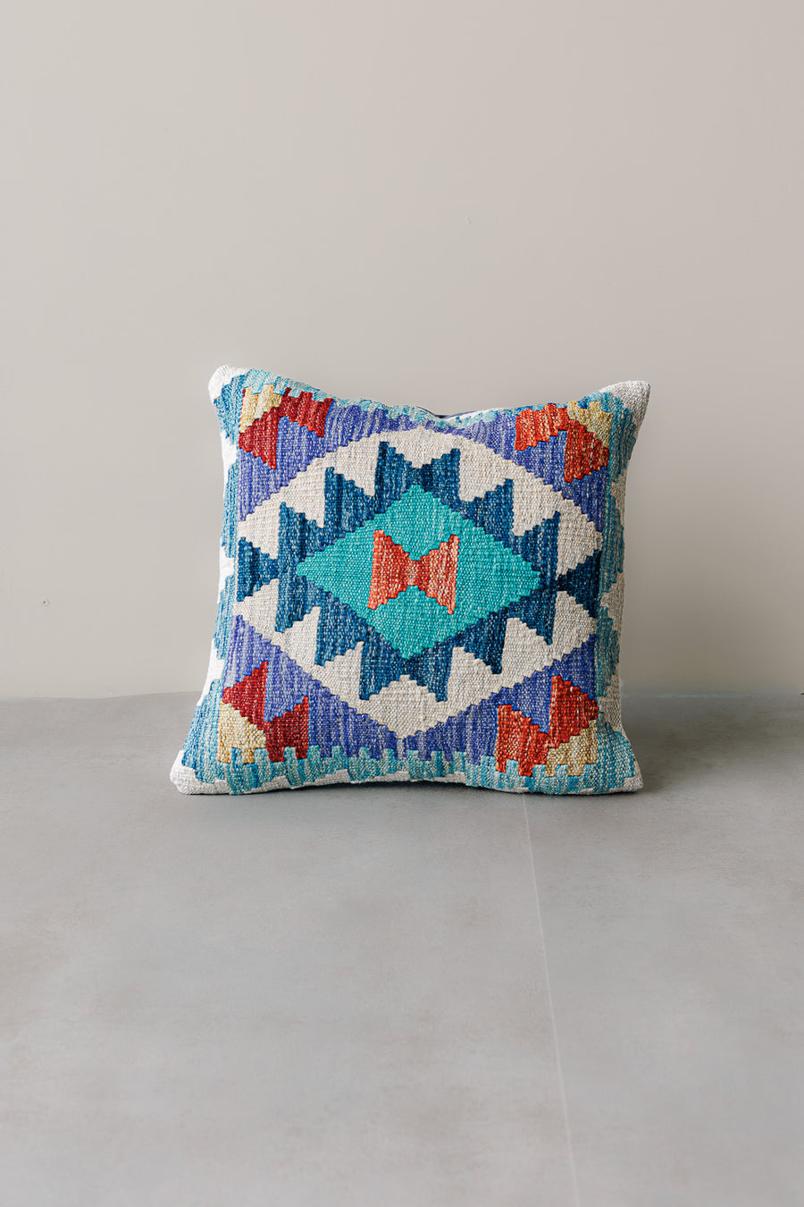 Cojín Kilim Mai Mai - Lana Multicolor 45x45cm