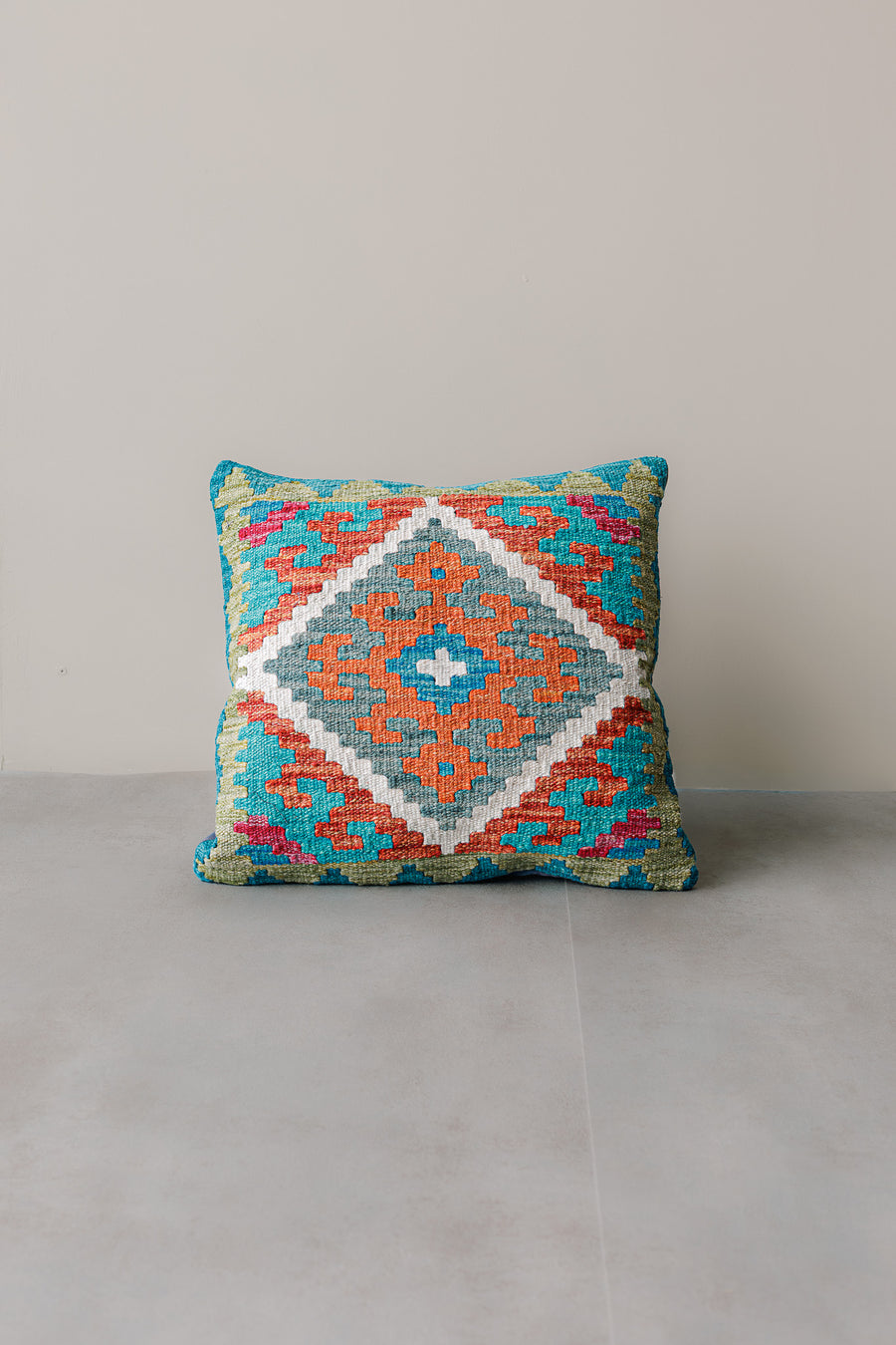 Cojín Kilim Mai Mai - Lana Multicolor 45x45cm