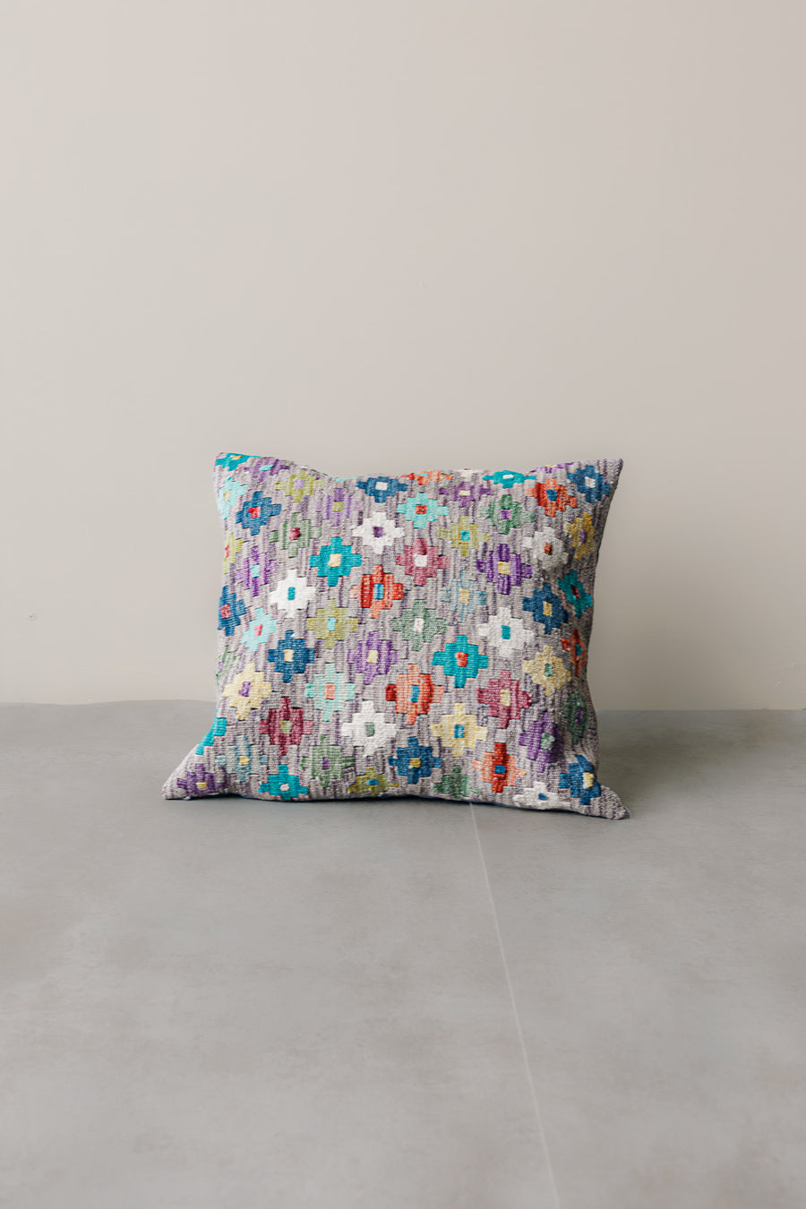 Cojín Kilim Mai Mai - Lana Multicolor 45x45cm