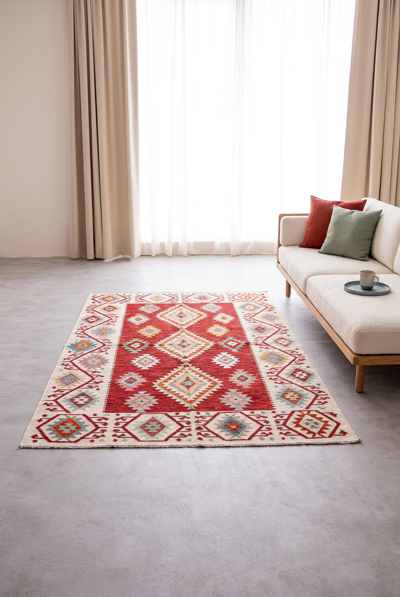 Teppich Kelim Mai Mai - 100 % Wolle - 171x251cm