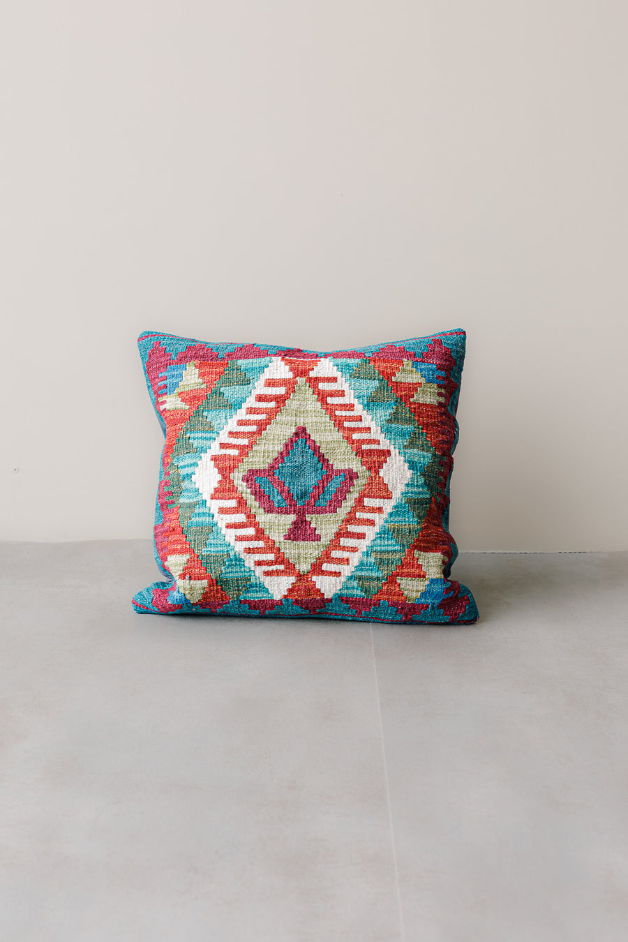 Cojín Kilim Mai Mai - Lana Multicolor 45x45cm