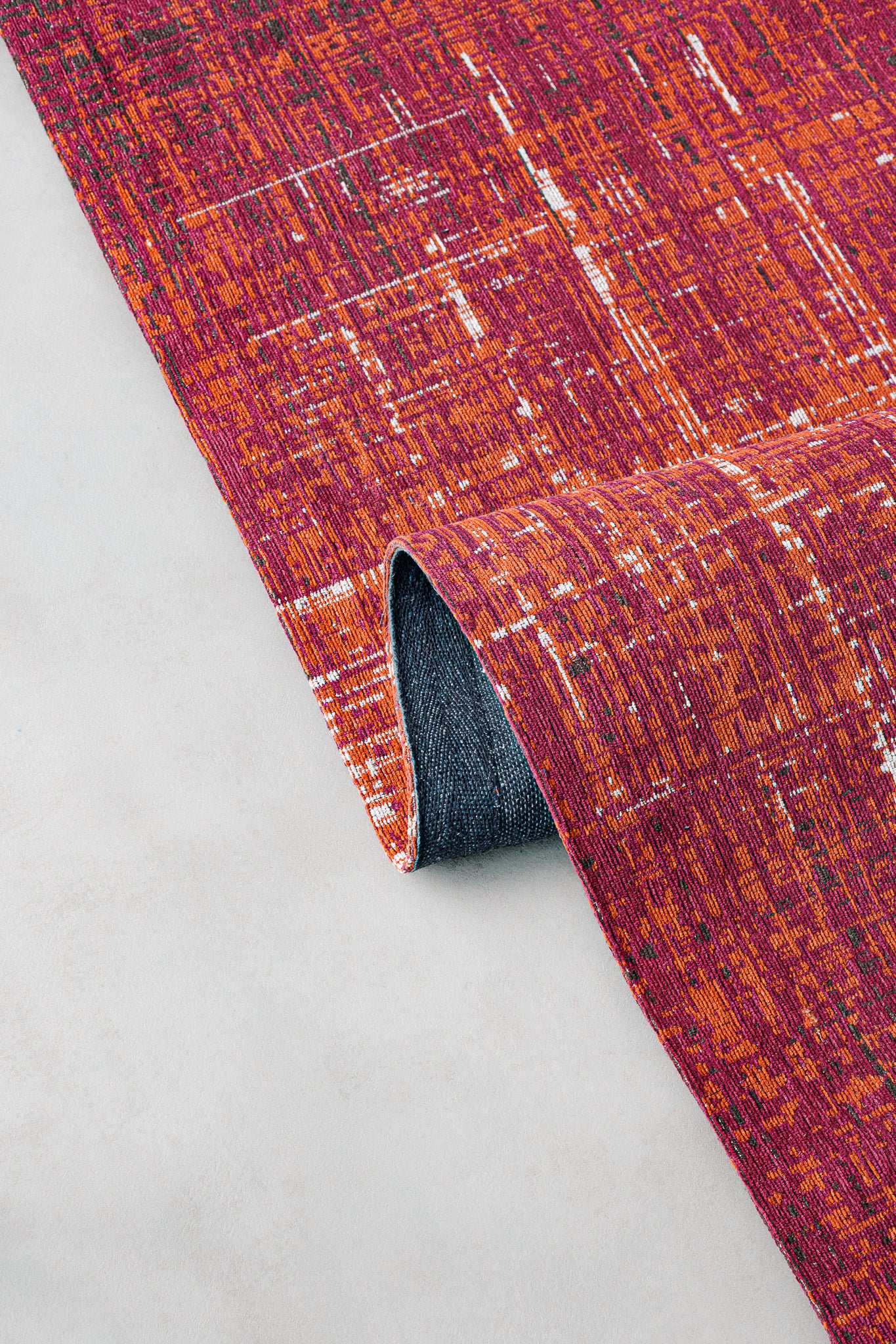 Stiletto Orange Rug - Made of Synthetic Fiber