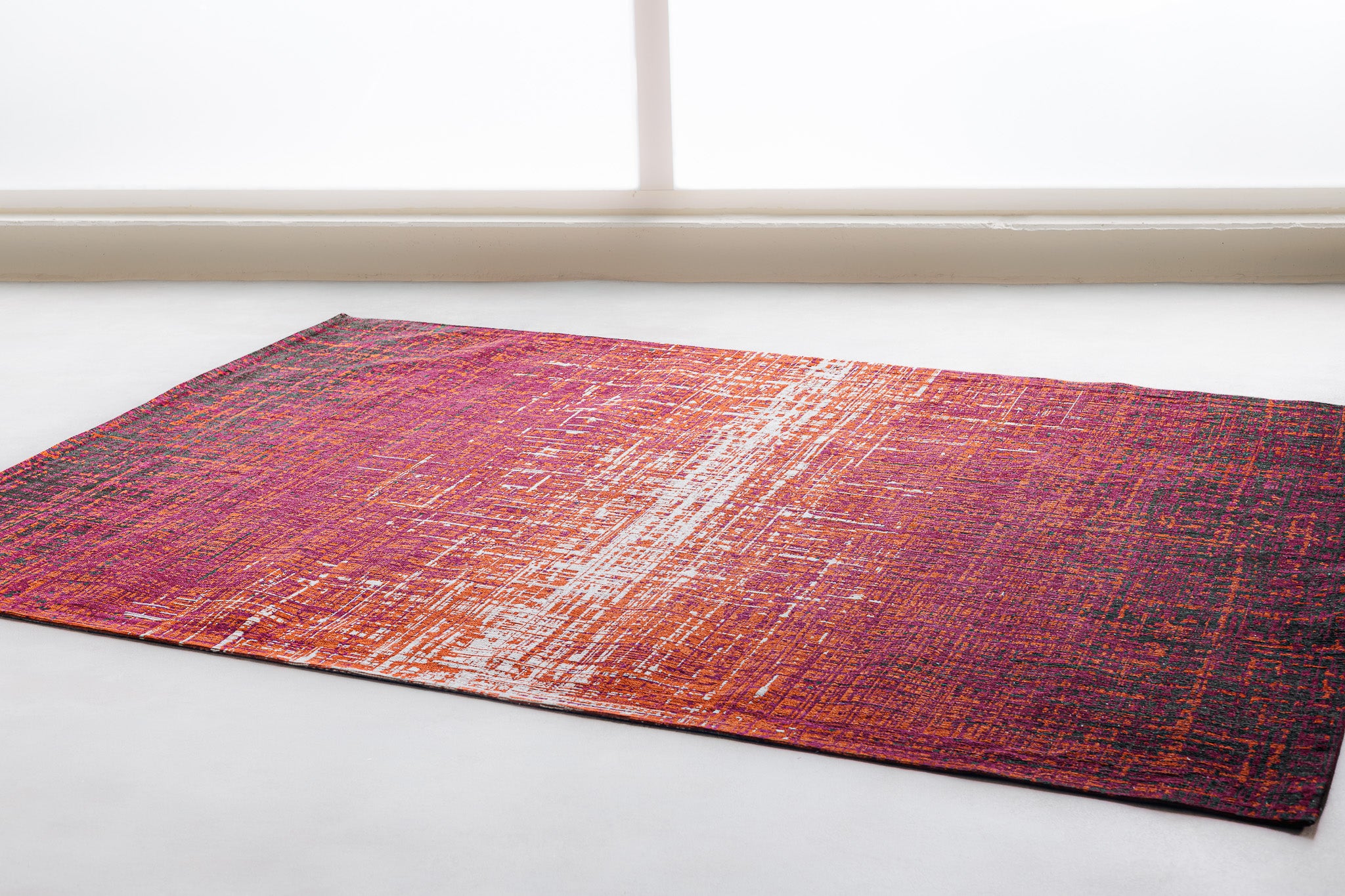 Stiletto Orange Rug - Made of Synthetic Fiber