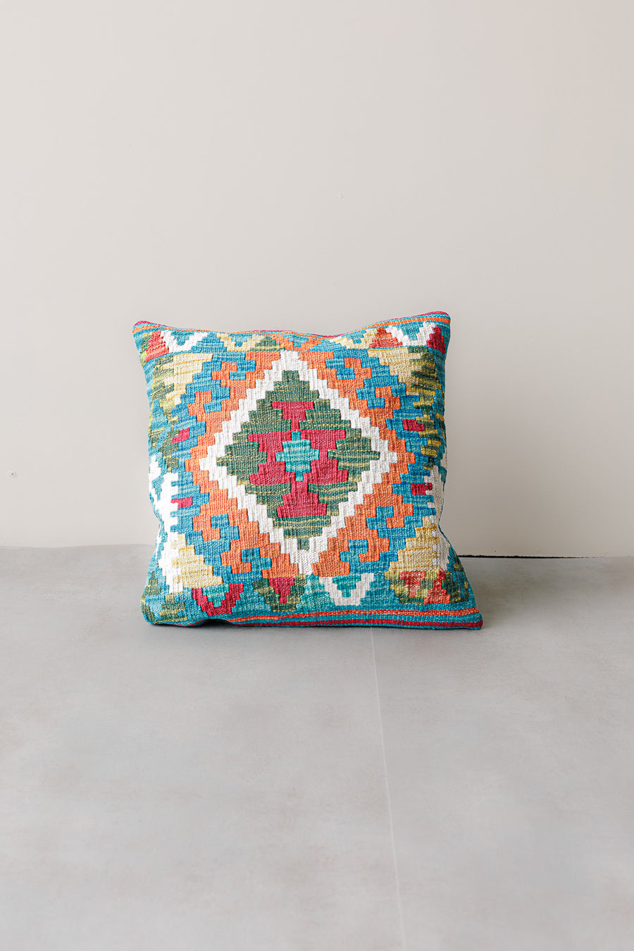 Cojín Kilim Mai Mai - Lana Multicolor 45x45cm