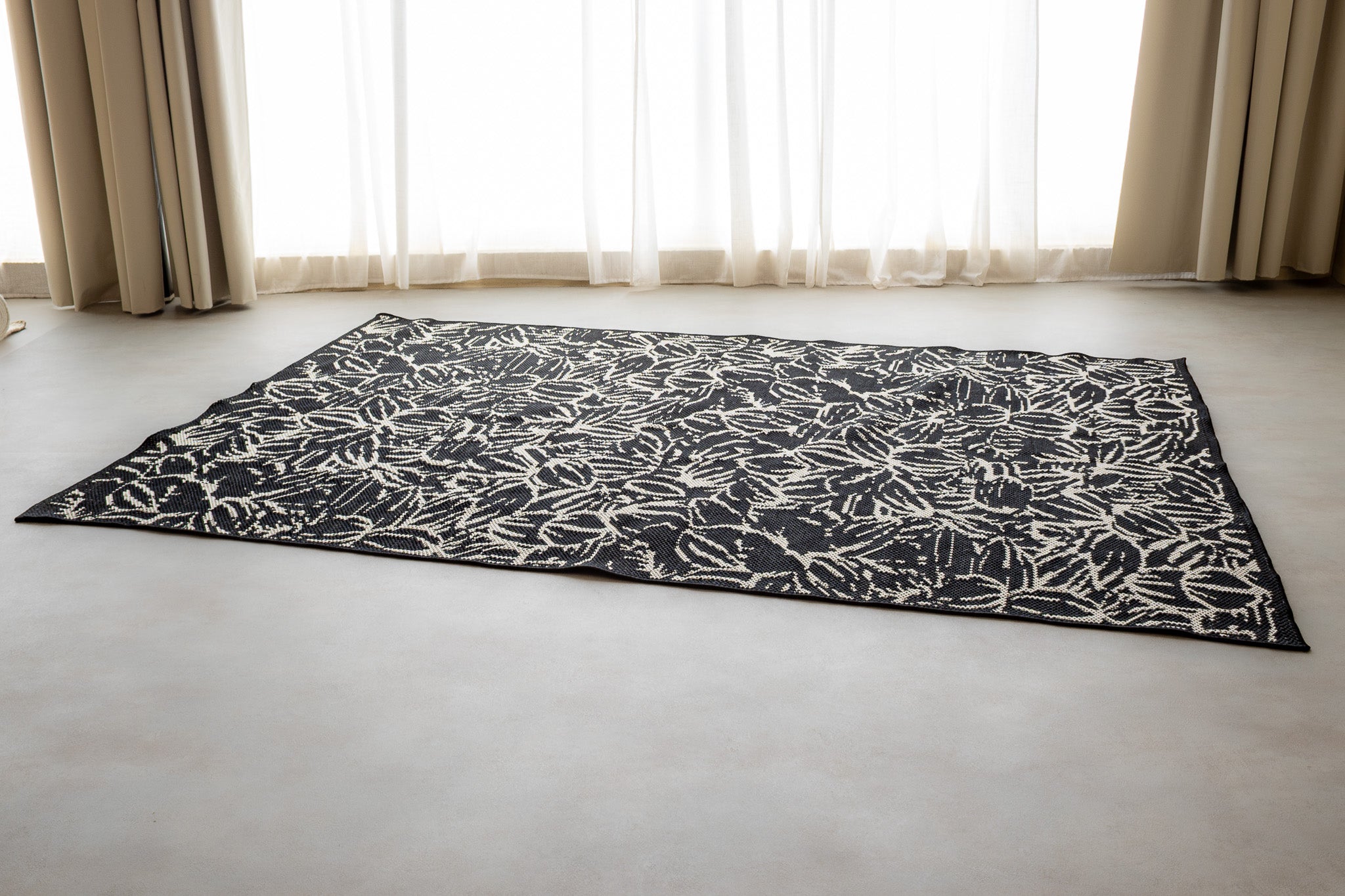 Teppich Duna Flower - Synthetisch, von außen