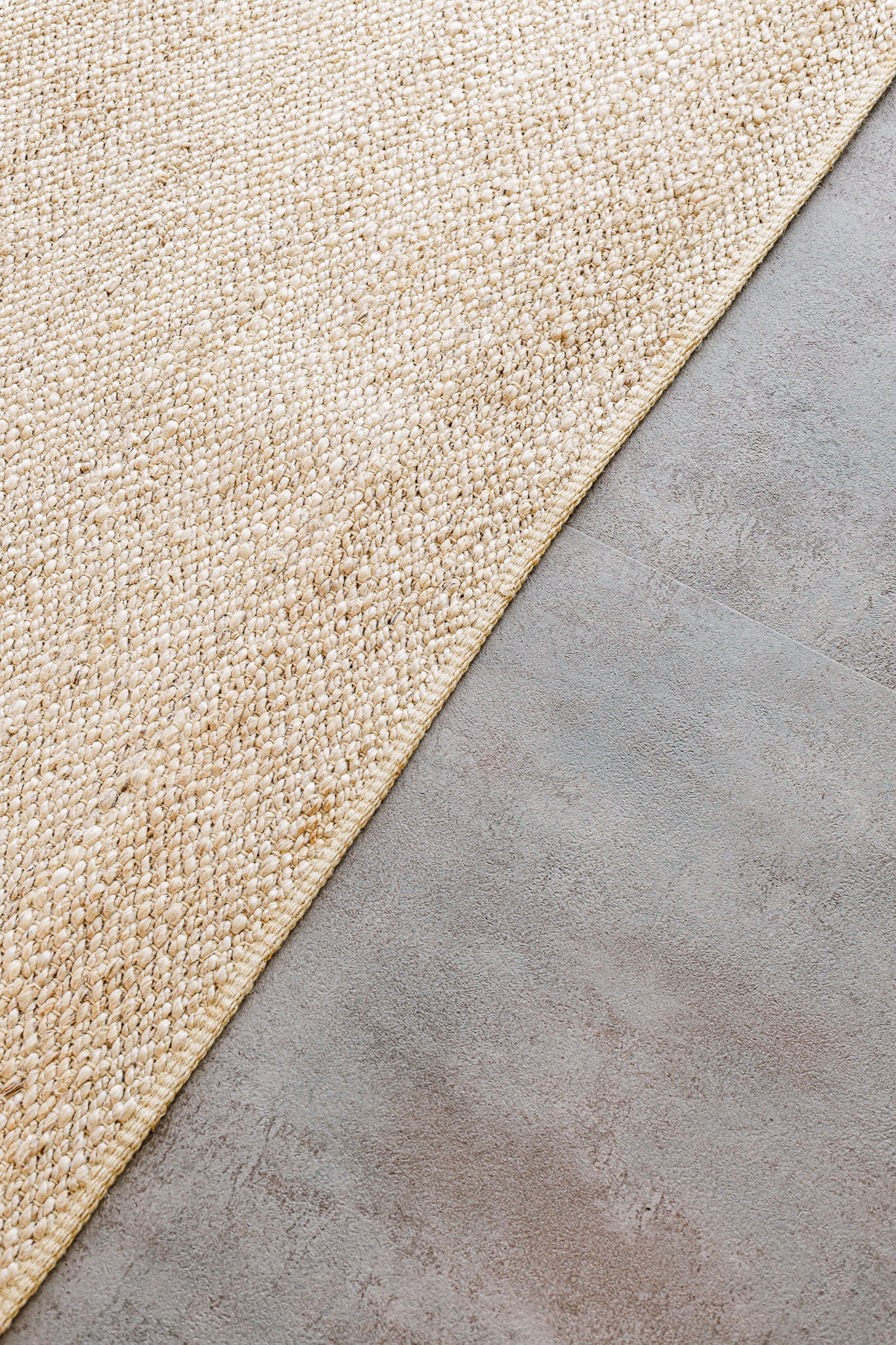 Teppich Le Marche Weiß - Innenbereich, Jute